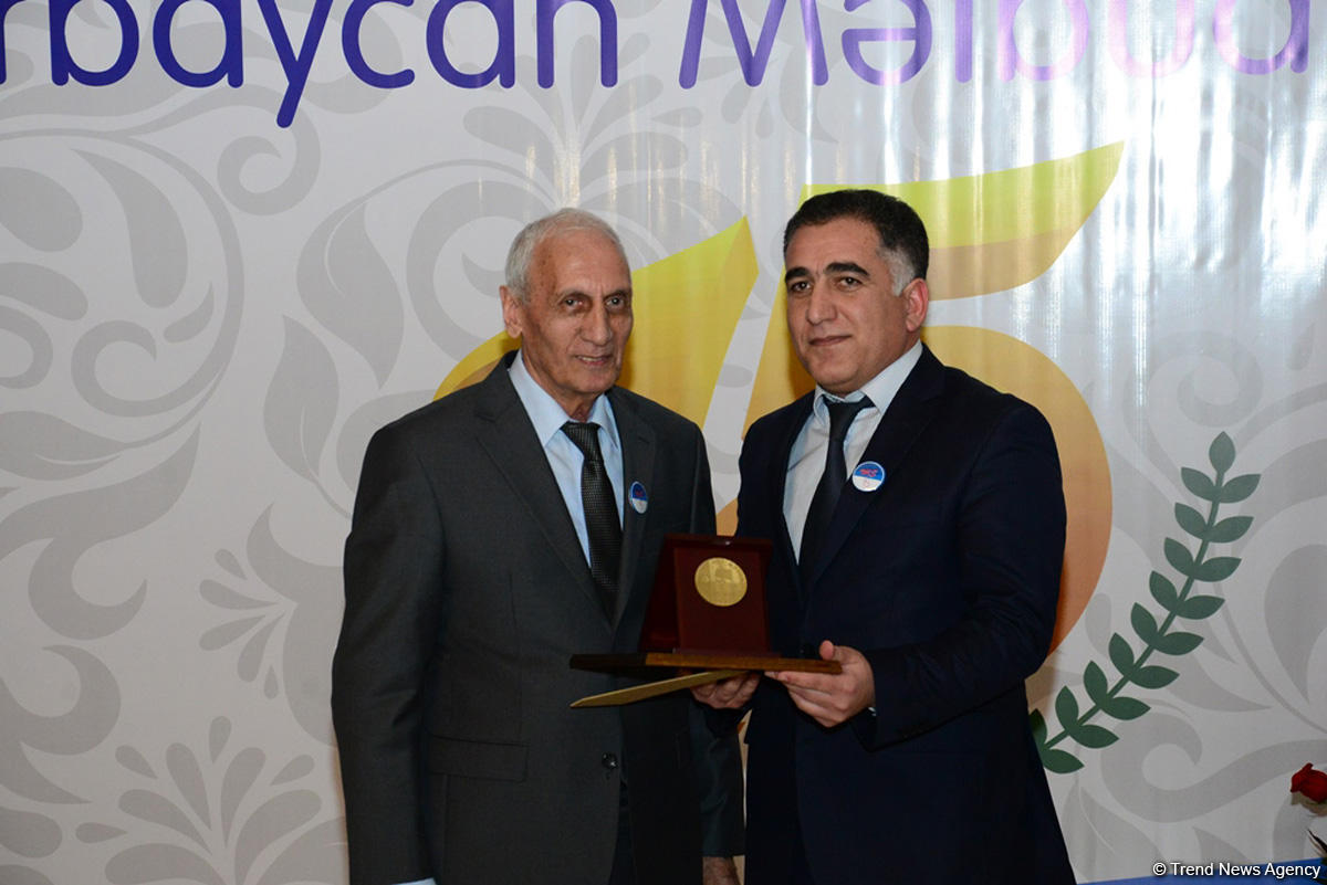 Azərbaycan Mətbuat Şurasının 15 illik yubileyinə həsr olunmuş tədbir keçirilib (FOTO)
