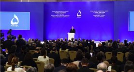 Prezident İlham Əliyev və birinci xanım Mehriban Əliyeva VI Qlobal Bakı Forumunun açılışında iştirak ediblər (YENİLƏNİB) (FOTO)