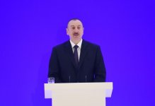 Prezident İlham Əliyev və birinci xanım Mehriban Əliyeva VI Qlobal Bakı Forumunun açılışında iştirak ediblər (YENİLƏNİB) (FOTO)