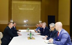 Prezident İlham Əliyev Albaniya Prezidenti İlir Meta ilə görüşüb (YENİLƏNİB) (FOTO)