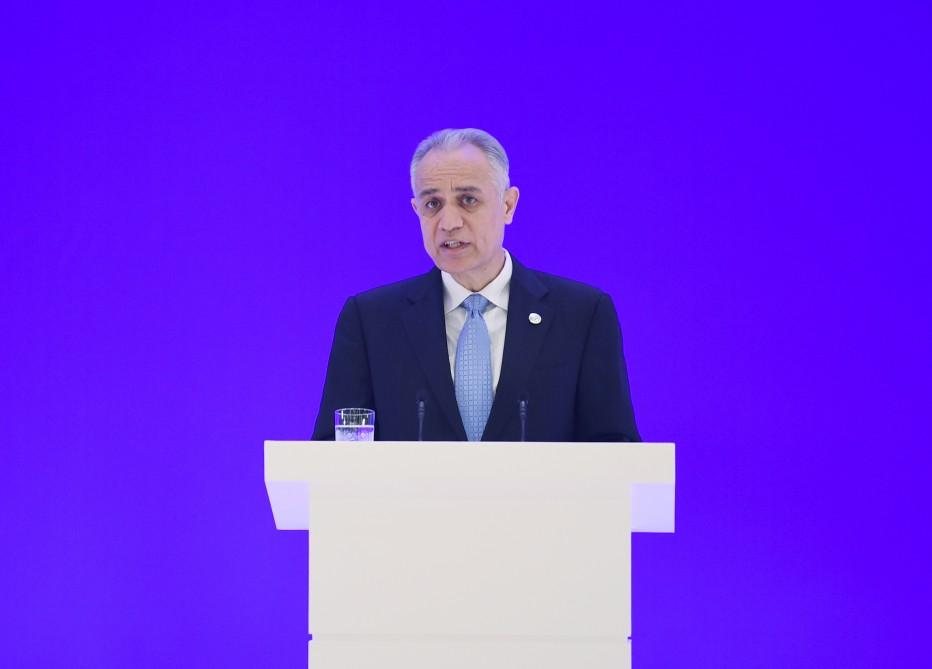 Prezident İlham Əliyev və birinci xanım Mehriban Əliyeva VI Qlobal Bakı Forumunun açılışında iştirak ediblər (YENİLƏNİB) (FOTO)