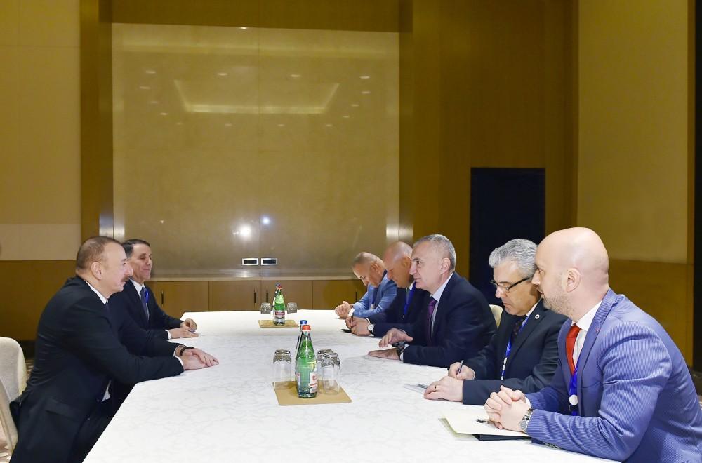 Prezident İlham Əliyev Albaniya Prezidenti İlir Meta ilə görüşüb (YENİLƏNİB) (FOTO)