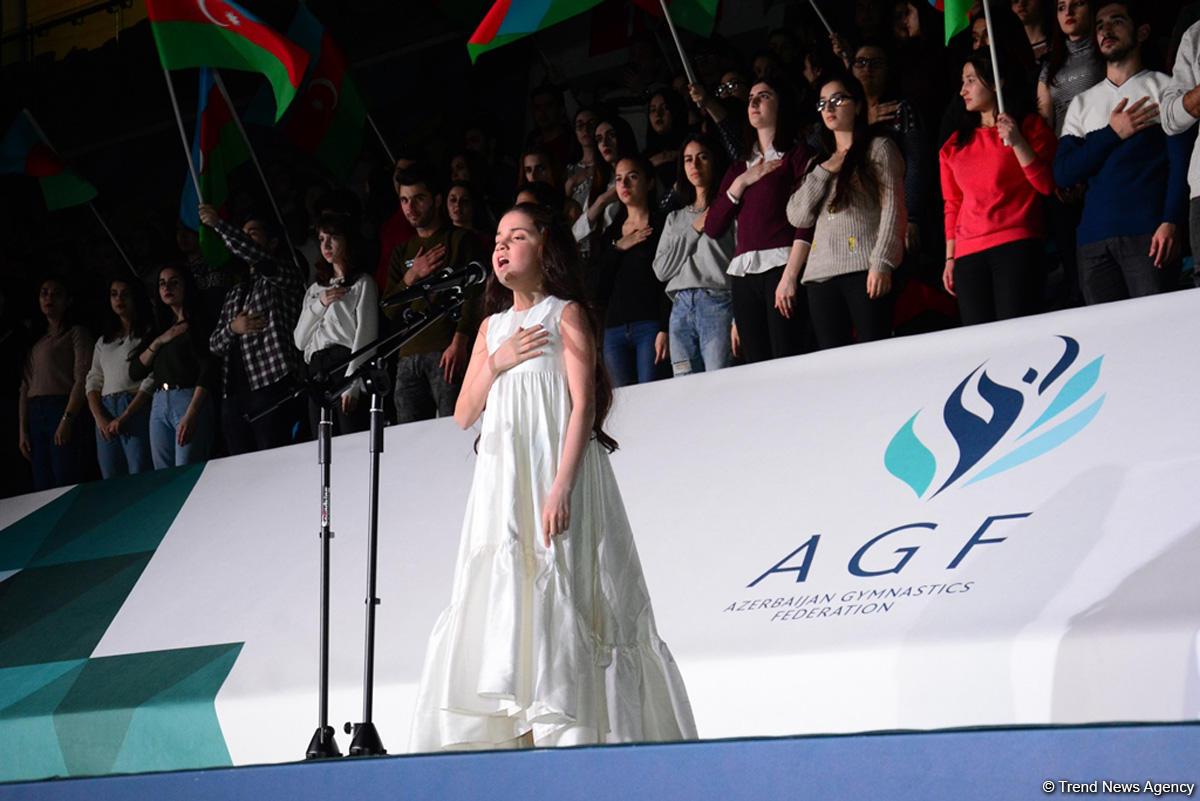 Bu gün Bakıda Milli Gimnastika Arenasında idman gimnastikası üzrə Dünya Kubokunun açılış mərasimi keçirilib (FOTO)