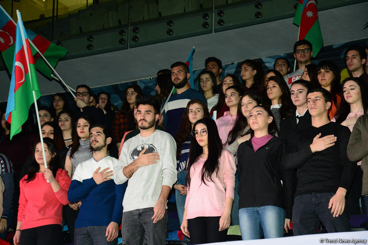 Bu gün Bakıda Milli Gimnastika Arenasında idman gimnastikası üzrə Dünya Kubokunun açılış mərasimi keçirilib (FOTO)