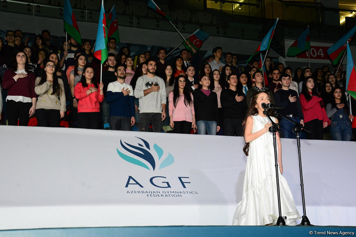 Bu gün Bakıda Milli Gimnastika Arenasında idman gimnastikası üzrə Dünya Kubokunun açılış mərasimi keçirilib (FOTO)