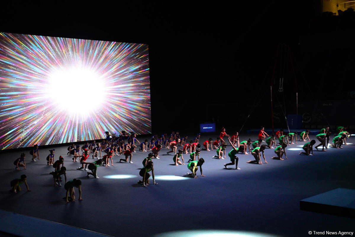 Bu gün Bakıda Milli Gimnastika Arenasında idman gimnastikası üzrə Dünya Kubokunun açılış mərasimi keçirilib (FOTO)