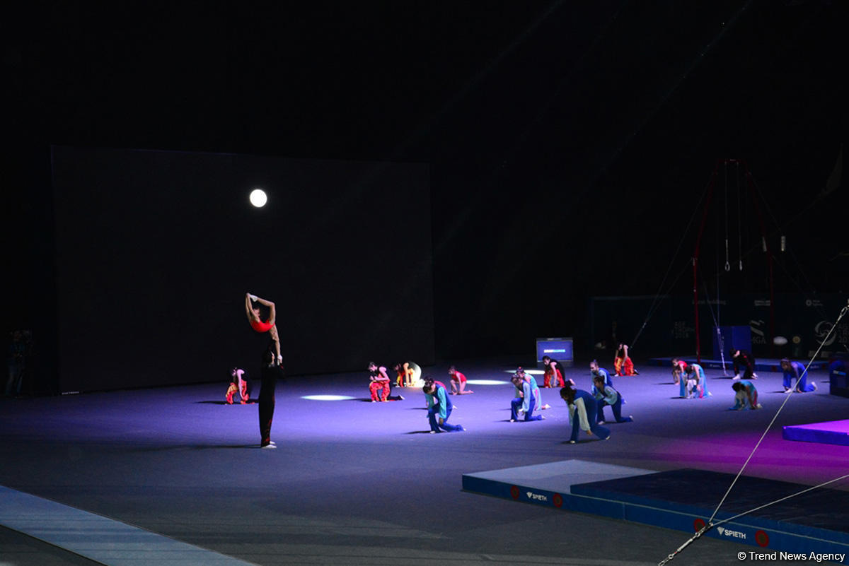 Bu gün Bakıda Milli Gimnastika Arenasında idman gimnastikası üzrə Dünya Kubokunun açılış mərasimi keçirilib (FOTO)