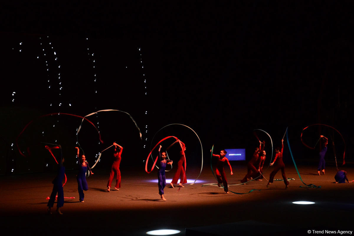 Bu gün Bakıda Milli Gimnastika Arenasında idman gimnastikası üzrə Dünya Kubokunun açılış mərasimi keçirilib (FOTO)