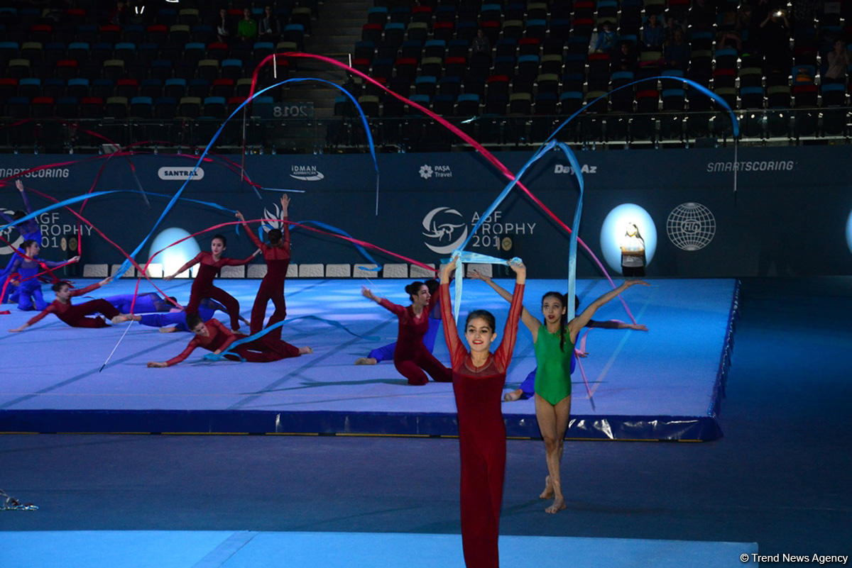Bu gün Bakıda Milli Gimnastika Arenasında idman gimnastikası üzrə Dünya Kubokunun açılış mərasimi keçirilib (FOTO)