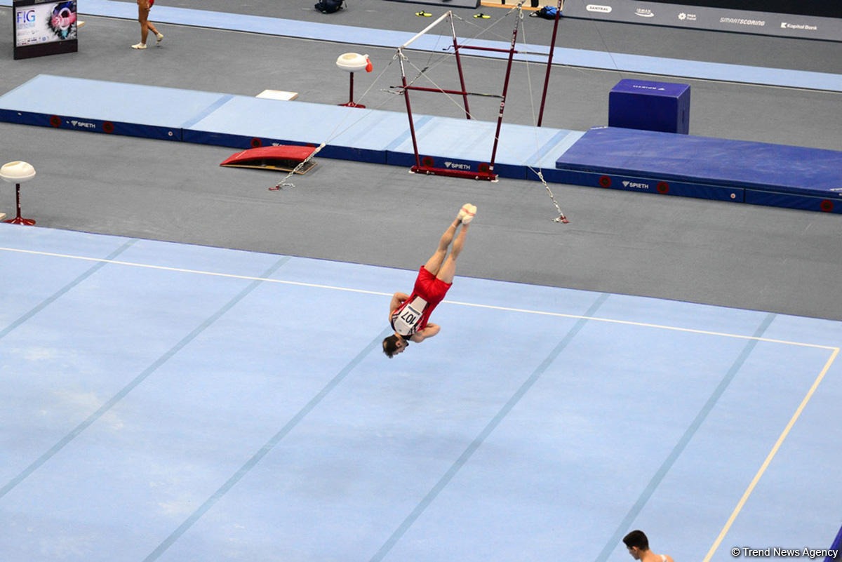 Bakıda İdman Gimnastikası üzrə Dünya Kuboku yarışlarının İLK GÜNÜ başladı (FOTO)