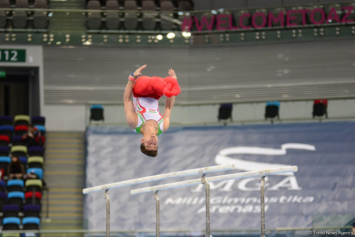 Bakıda İdman Gimnastikası üzrə Dünya Kuboku yarışlarının İLK GÜNÜ başladı (FOTO)