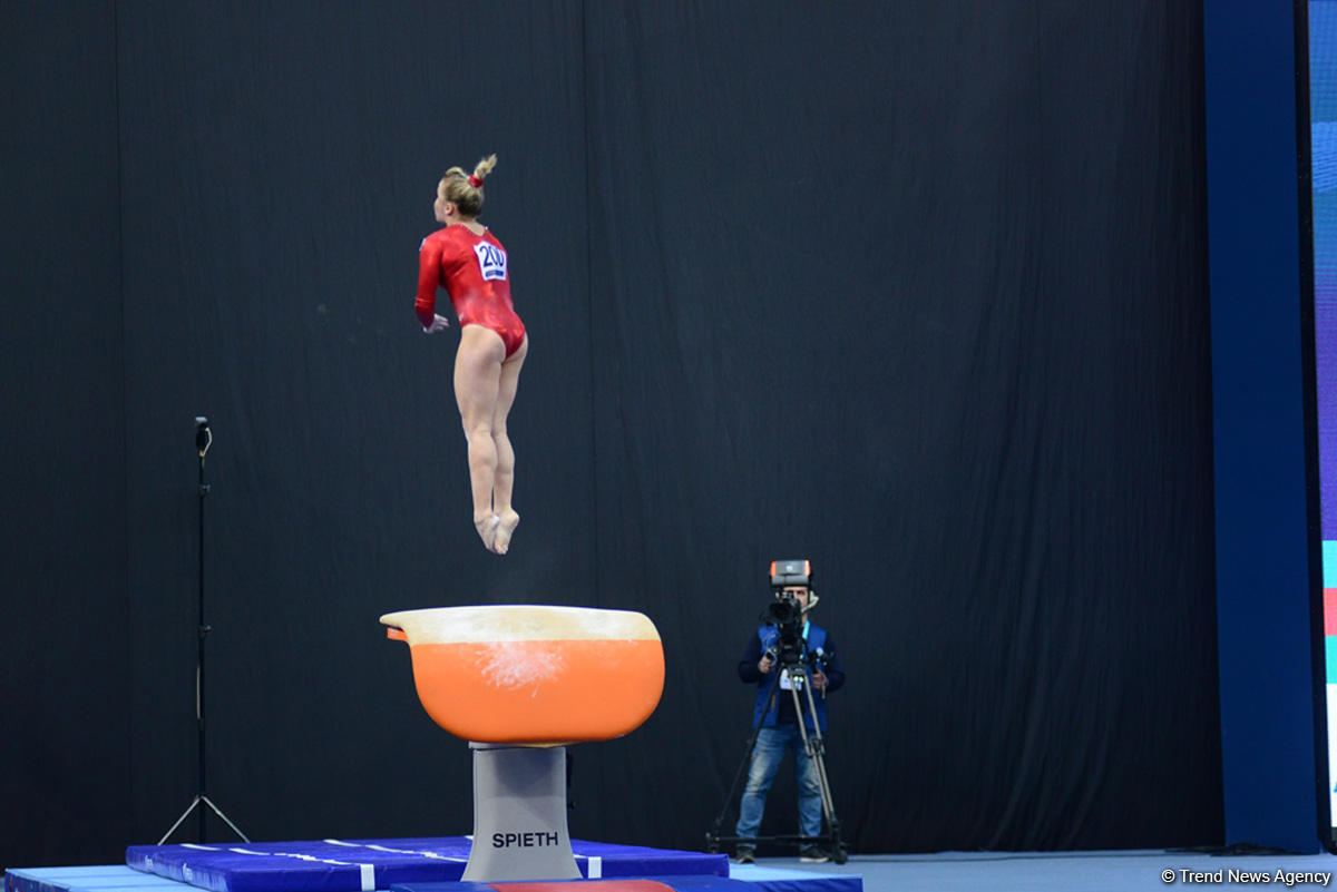 Bakıda İdman Gimnastikası üzrə Dünya Kuboku yarışlarının İLK GÜNÜ başladı (FOTO)