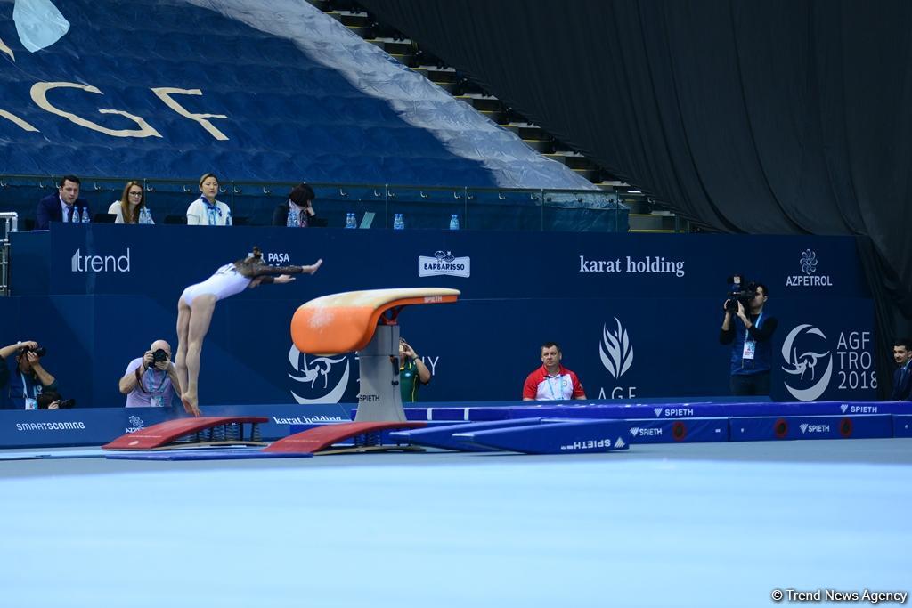 Bakıda İdman Gimnastikası üzrə Dünya Kuboku yarışlarının İLK GÜNÜ başladı (FOTO)