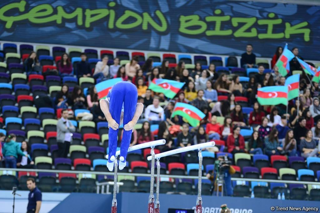 Bakıda İdman Gimnastikası üzrə Dünya Kuboku yarışlarının İLK GÜNÜ başladı (FOTO)