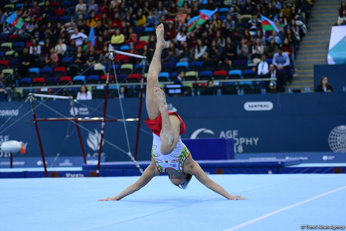 Bakıda İdman Gimnastikası üzrə Dünya Kuboku yarışlarının İLK GÜNÜ başladı (FOTO)