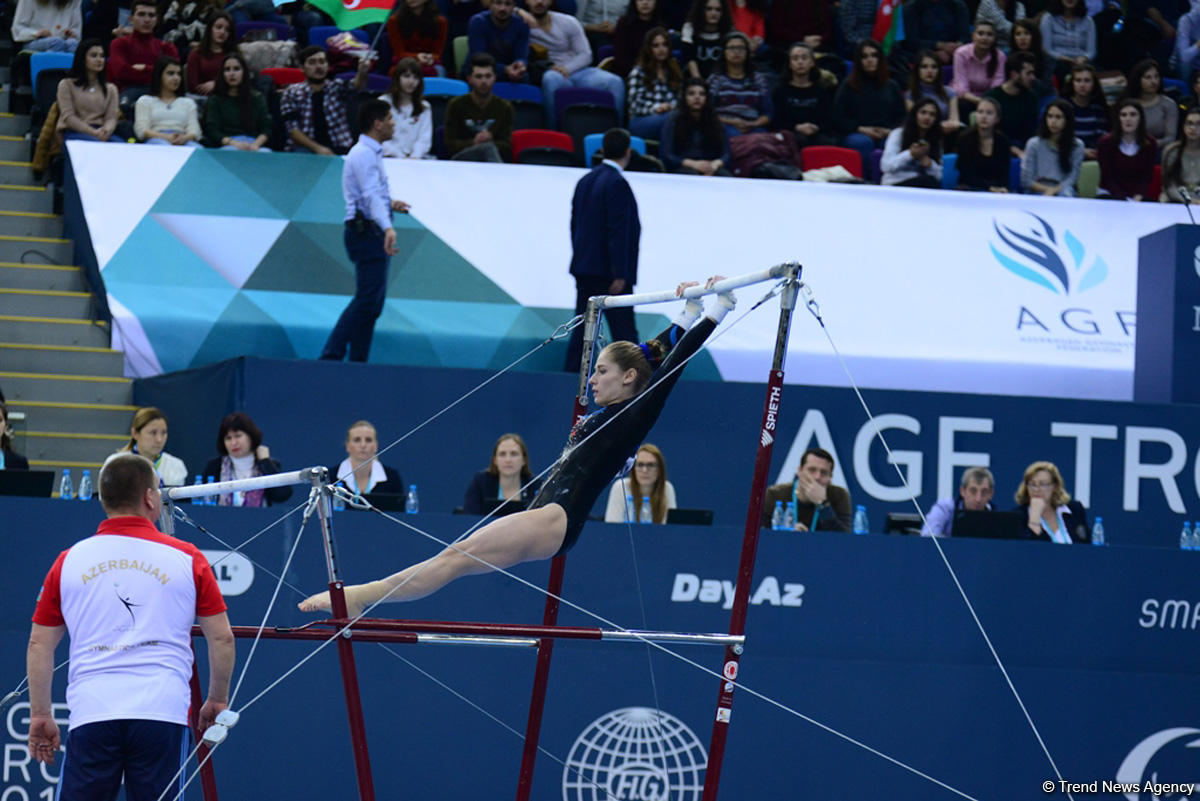 Bakıda İdman Gimnastikası üzrə Dünya Kuboku yarışlarının İLK GÜNÜ başladı (FOTO)