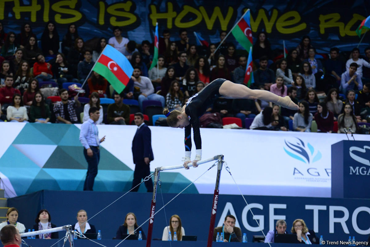 Bakıda İdman Gimnastikası üzrə Dünya Kuboku yarışlarının İLK GÜNÜ başladı (FOTO)