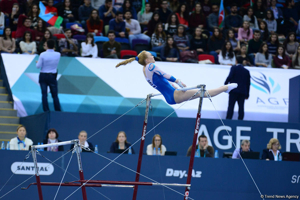 Bakıda İdman Gimnastikası üzrə Dünya Kuboku yarışlarının İLK GÜNÜ başladı (FOTO)