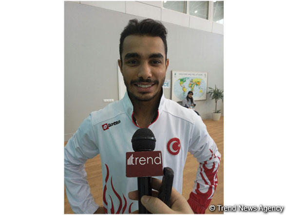 Türkiyəli gimnast: Azərbaycanda etdiyim hər bir çıxışdan zövq alıram