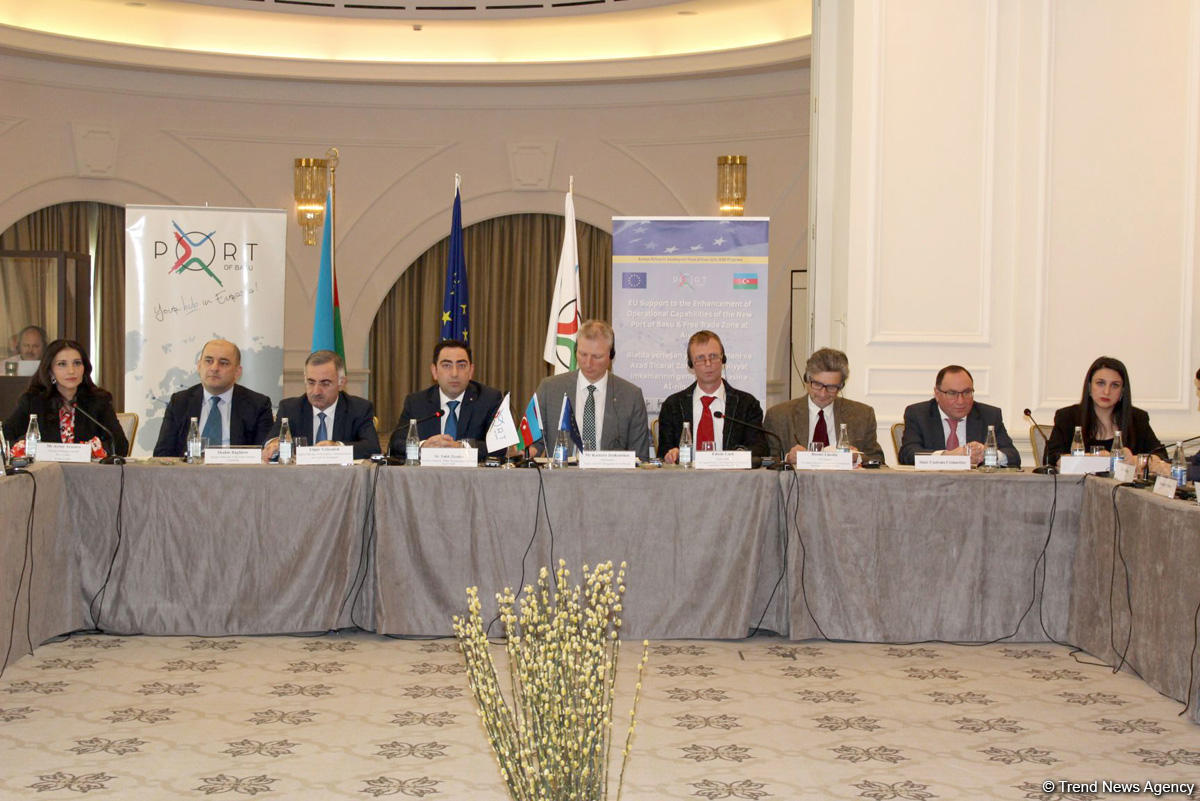 Kestutis Yankauskas: Bakı limanı Asiya ilə Avropa arasındakı ticarət şəbəkəsində vacib yer tutur (FOTO)