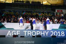 Bakıda idman gimnastikası üzrə Dünya Kubokunun qalibləri mükafatlandırılıb (FOTO)