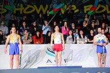 Bakıda idman gimnastikası üzrə Dünya Kubokunun qalibləri mükafatlandırılıb (FOTO)