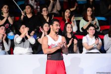 Bakıda idman gimnastikası üzrə Dünya Kubokunun qalibləri mükafatlandırılıb (FOTO)