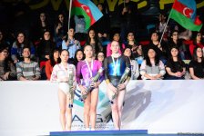 Bakıda idman gimnastikası üzrə Dünya Kubokunun qalibləri mükafatlandırılıb (FOTO)