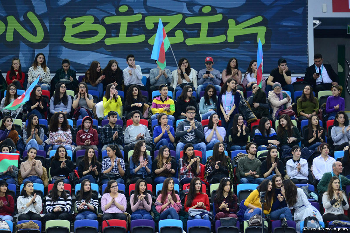 Bakıda idman gimnastikası üzrə Dünya Kubokunun ən gözəl anları FOTOLARDA