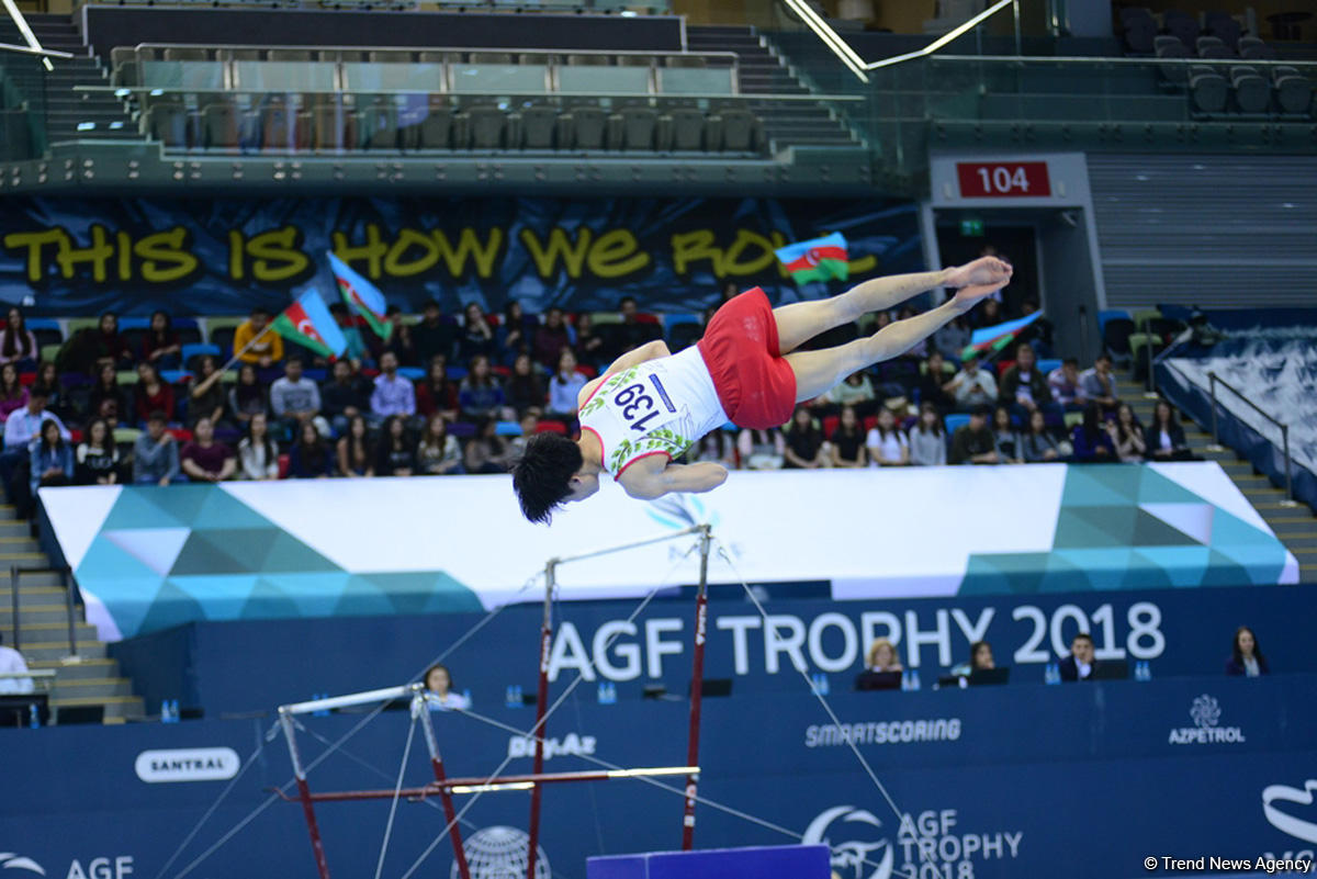 Bakıda idman gimnastikası üzrə Dünya Kubokunun ən gözəl anları FOTOLARDA