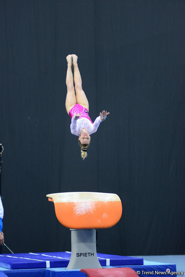 Bakıda idman gimnastikası üzrə Dünya Kubokunun ən gözəl anları FOTOLARDA