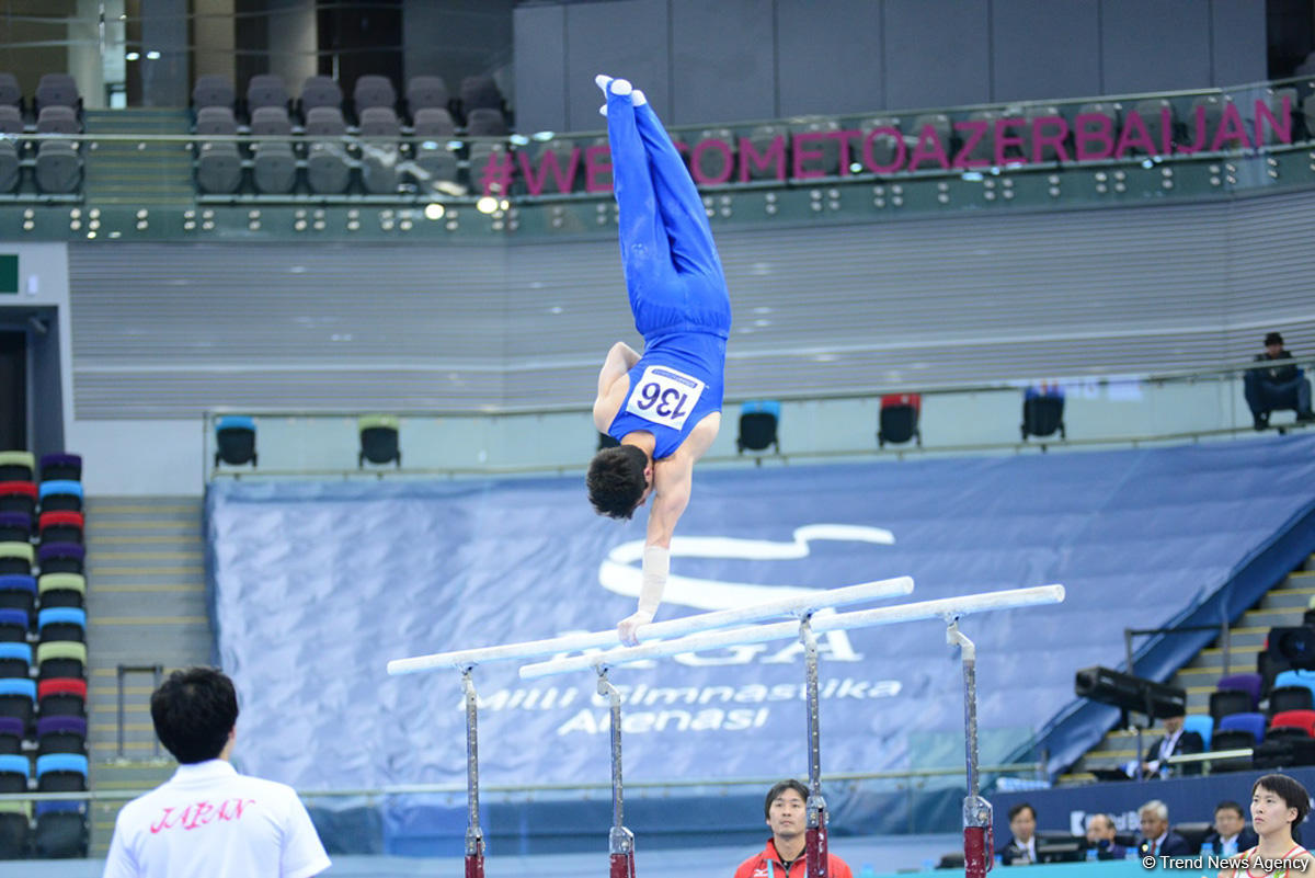 Bakıda idman gimnastikası üzrə Dünya Kubokunun ən gözəl anları FOTOLARDA