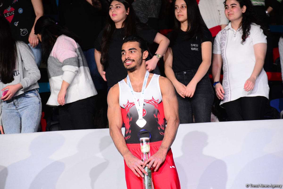 Bakıda idman gimnastikası üzrə Dünya Kubokunun qalibləri mükafatlandırılıb (FOTO)