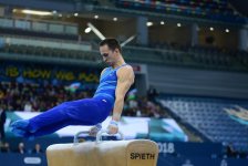 Bakıda idman gimnastikası üzrə Dünya Kubokunun sonuncu yarış günü başladı (FOTO)
