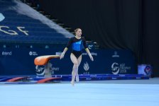 Bakıda idman gimnastikası üzrə Dünya Kubokunun sonuncu yarış günü başladı (FOTO)