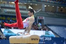 Bakıda idman gimnastikası üzrə Dünya Kubokunun sonuncu yarış günü başladı (FOTO)