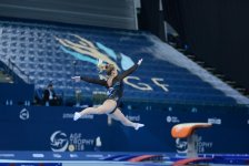 Bakıda idman gimnastikası üzrə Dünya Kubokunun sonuncu yarış günü başladı (FOTO)