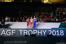 Gimnastika üzrə Dünya Kubokunda mükafatlandırma mərasimi keçirildi (FOTO)