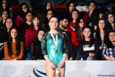 Gimnastika üzrə Dünya Kubokunda mükafatlandırma mərasimi keçirildi (FOTO)