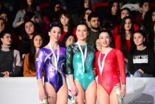 Gimnastika üzrə Dünya Kubokunda mükafatlandırma mərasimi keçirildi (FOTO)
