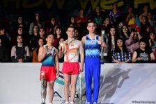 Gimnastika üzrə Dünya Kubokunda mükafatlandırma mərasimi keçirildi (FOTO)