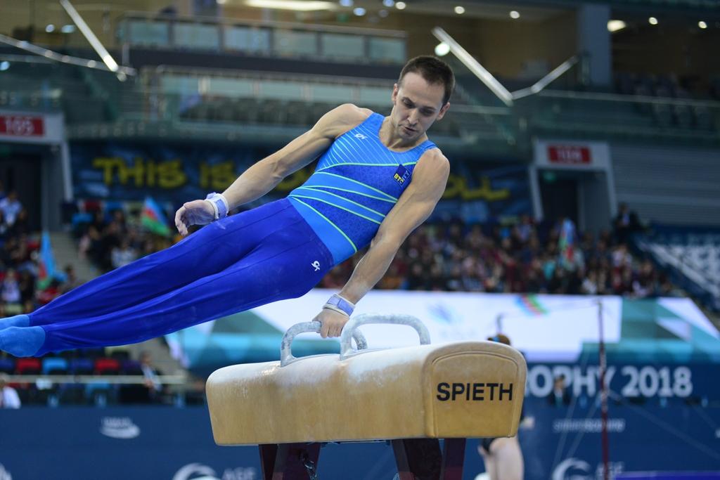 Bakıda idman gimnastikası üzrə Dünya Kubokunun sonuncu yarış günü başladı (FOTO)