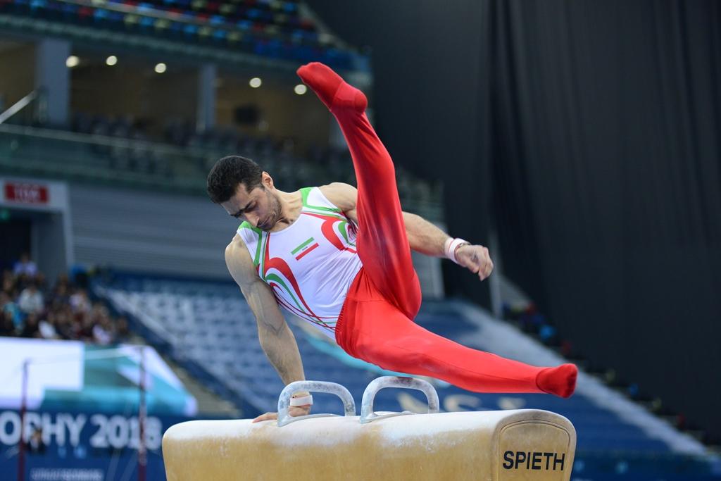 Bakıda idman gimnastikası üzrə Dünya Kubokunun sonuncu yarış günü başladı (FOTO)