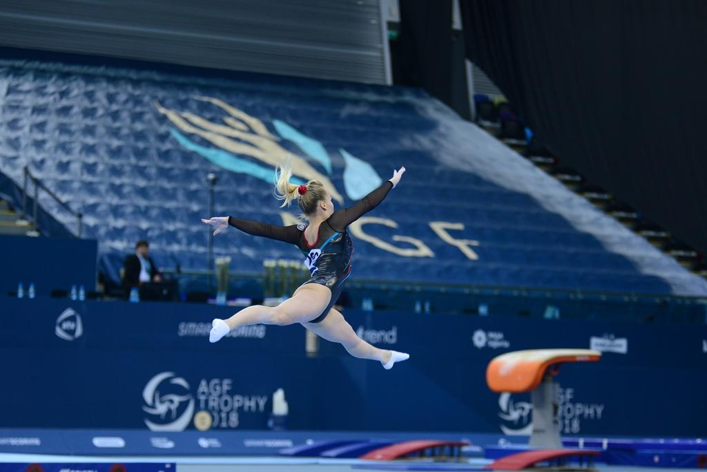 Bakıda idman gimnastikası üzrə Dünya Kubokunun sonuncu yarış günü başladı (FOTO)