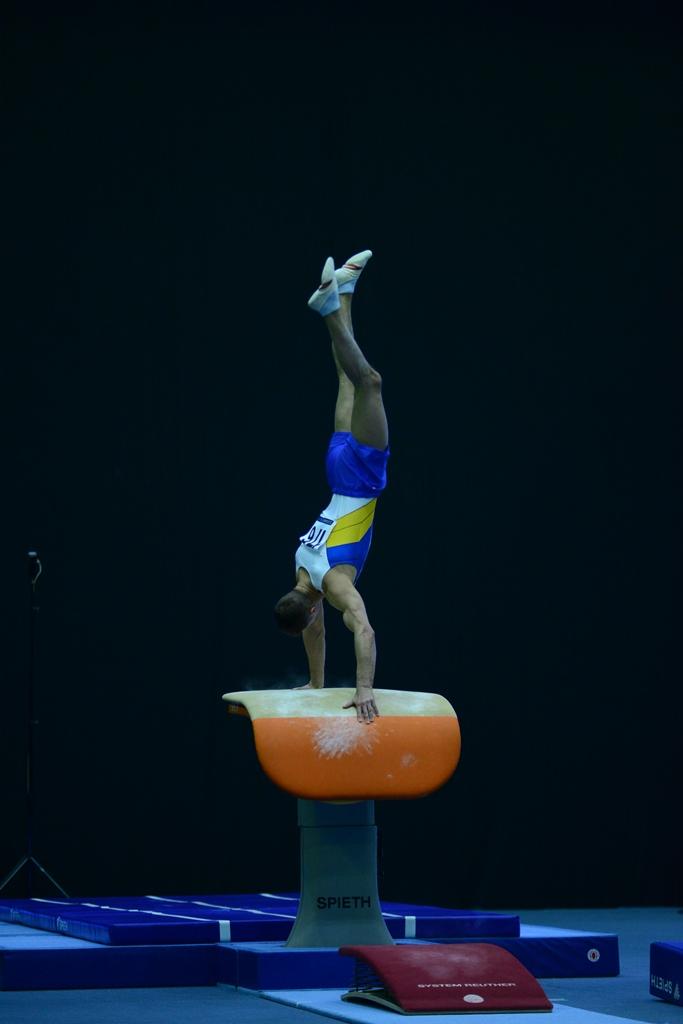 Bakıda idman gimnastikası üzrə Dünya Kubokunun sonuncu yarış günü başladı (FOTO)