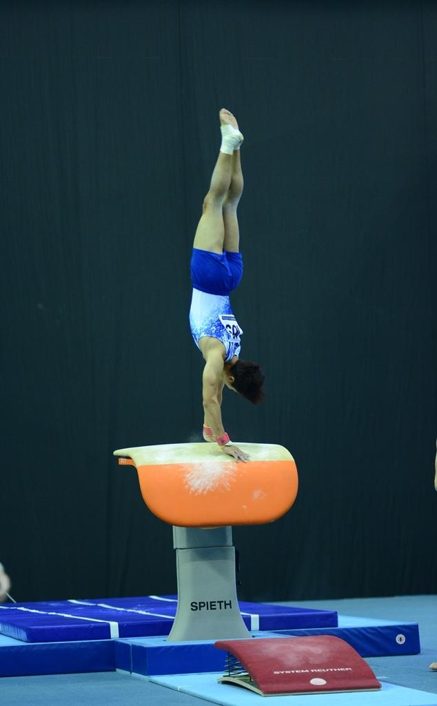 Bakıda idman gimnastikası üzrə Dünya Kubokunun sonuncu yarış günü başladı (FOTO)