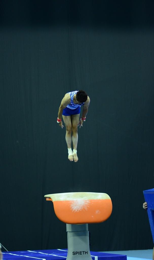Bakıda idman gimnastikası üzrə Dünya Kubokunun sonuncu yarış günü başladı (FOTO)