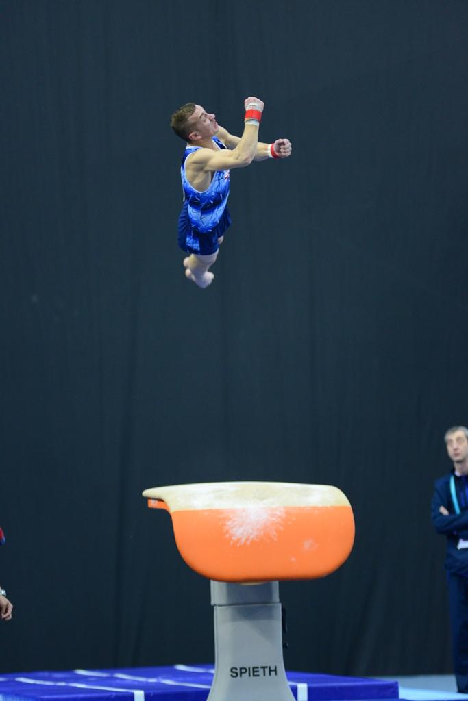 Bakıda idman gimnastikası üzrə Dünya Kubokunun sonuncu yarış günü başladı (FOTO)