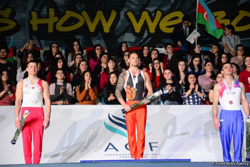 Gimnastika üzrə Dünya Kubokunda mükafatlandırma mərasimi keçirildi (FOTO)