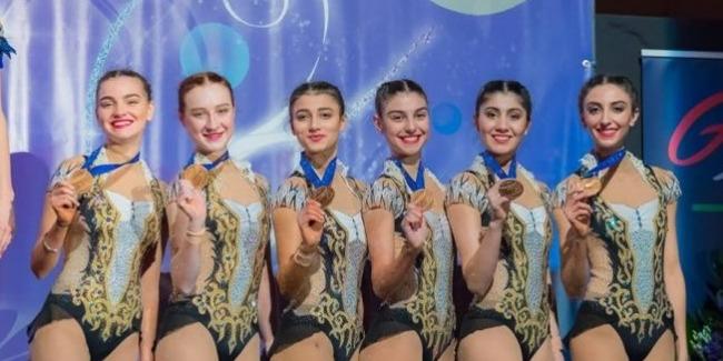 Bədii gimnastika üzrə qrup hərəkətləri komandamız Fransada üçüncü olub